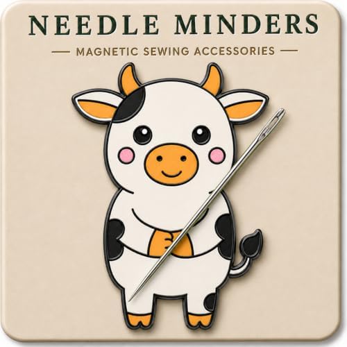 Kraftex Magnetic Needle Minder. Needleminder for Embroidery & Sewing. Cute Needlepoint Accessories. Magnetic Needle Holder for Cross Stitch. Cute Magnet Pin Gift