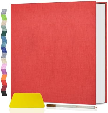 Popotop Photo Album Self Adhesive Scrapbook Album for 4x6 5x7 8x10 Pictures DIY Photo Book as Scrapbooking Supplies Kits, Birthday Gifts for Women Mom Wedding Baby Family Travel