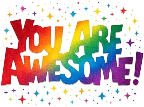 Lapoo Words Cutting Die for Scrapbooking - Durable, Cut Stencils for DIY Scrapbook Photo Album Decorative Paper Card, Card Making Supplies Party Wedding Decorations (You are so Awesome 3.6 x 1.7 in)