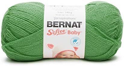 Bernat Softee Baby Yarn, 5 oz, Gauge 3 Light, Grass Green