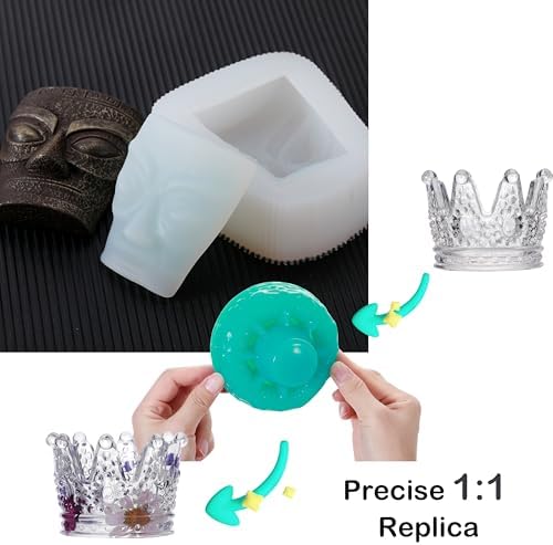 BBDINO Super Elastic Silicone Mold Making Kit 8A Clear 2.42lbs