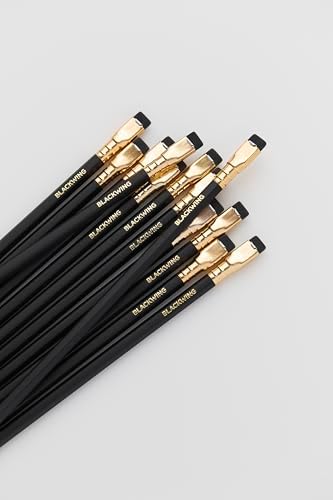 Blackwing Matte Pencils, Soft Graphite for Writing & Drawing, 12 Count