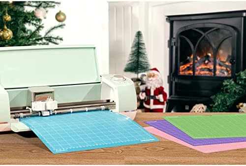 WORKLION Cutting Mat 12x12 Compatible with Maker/Maker 3/Maker 4/Air 2/Explore 3/4, Variety Sticky（Standard,Light,Strong) Vinyl Mat(6Pack)
