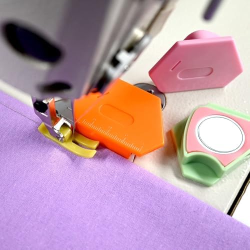 Magnetic Seam Guide for Sewing Machine Universal Sewing Supplies Parts,Hemmer Guide with Scale,Seam Gauge Ruler,Universal Sewing Quilting Accessories Tools,3Pcs