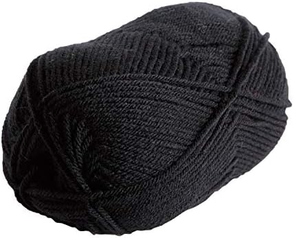 Knit Picks Brava Black Worsted Weight Smooth Acrylic Yarn for Crochet