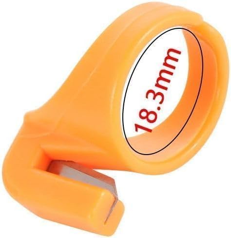 3PCS Plastic Thimble Set, Sewing Ring, Thread Cutter, Finger Blade, Needle Craft Yarn Cutting Tool, DIY Household Sewing Machine Accessories Sewing Tools