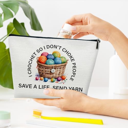 Crochet Gift for Crocheters, Crochet Knitting Accessories Organizer Bag