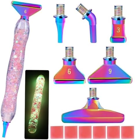 DoreenBow 13Pcs Diamond Art Tools Glow in The Dark Diamond Art Accessories