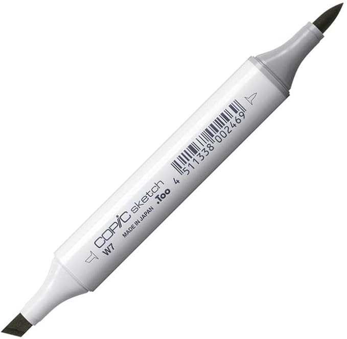 Copic Markers W7-Sketch, Warm Gray