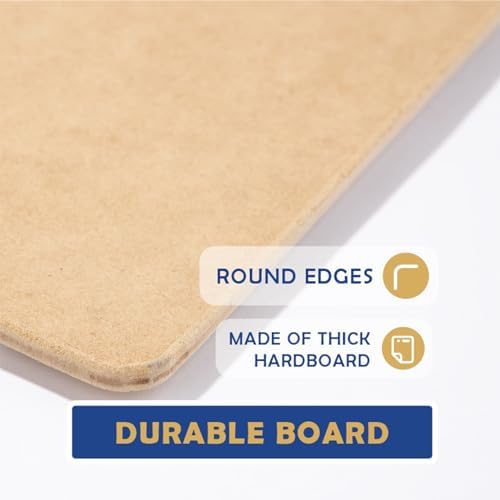 Falling in Art 13X17&23X26 Sketch Board with Sturdy Clip &Rubber Bands | Professional Art Drawing Board, Portable Artists Clipboard for Classroom, Studio Drawing, Outdoor Painting
