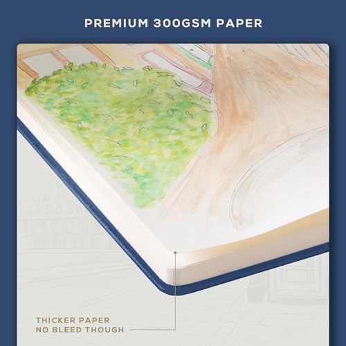 Beechmore Books A5 5.8x8.3 Mixed Media Sketchbook 300 GSM/140LBS