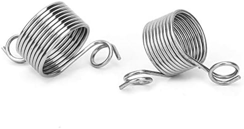 HEEPDD 2Pcs Finger Holder Knitting Thimble, 2Pcs 17mm 19mm Ring Knitting Thread Yarn Stranding Tools Home Gadgets Silver for Crochet Knitting Crafts Accessories Tool