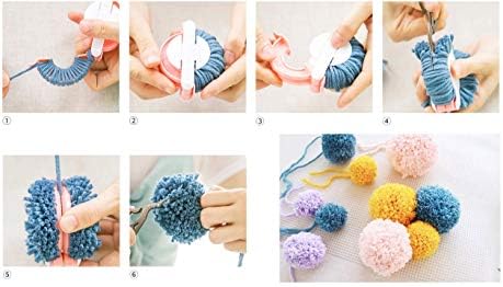 READAEER Knitting Loom Kit with Pompom Maker, Round Knitting Loom for Hat, Rectangular for Blanket Scarf Shawl, Knitting Loom Kit for Beginner