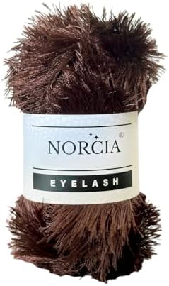 Eyelash Yarn Fun Fur Yarn(100g-3.5oz) (153yds-140mt) Fuzzy Premium Soft Crochet DIY Hand Knitting 100% Polyester