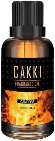 Essential Oils for Diffusers for Home, Scent-Campfire, Single Large Size 50ml, CAKKI Fragrance Oils, for Candle Making, for Soap Making, Diffuser Oil Scents