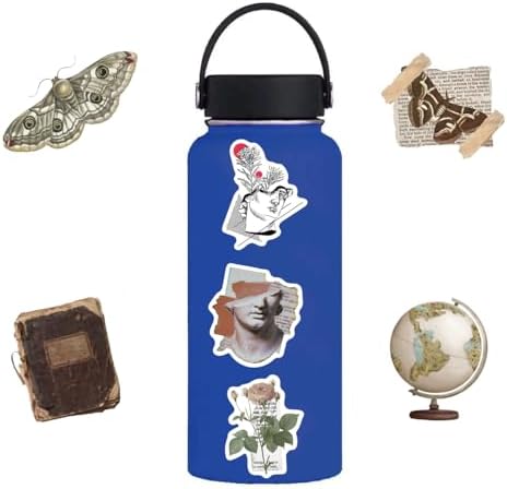 50 PCS Dark Academia Stickers, Vintage Gothic Aesthetic, Dark Academia Decor for Journaling, Scrapbook, Water Bottle, Laptop