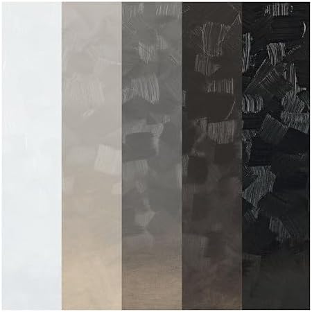 Tusc & Pine Artist Oil Paint - 40 ml Set of 5 - Greys - Non-Yellowing, Rich & Creamy Consistency, Maximum Pigment Load, Small Batch Milled Oil Paints Developed for Professional Artists