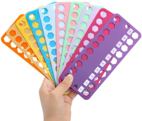 LOKUNN 10 Pcs Embroidery Floss Organizer, Cross Stitch Thread Holder