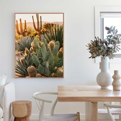 Cactus Diamond Art Kits for Adults, Diamond Painting for Beginner 5D DIY