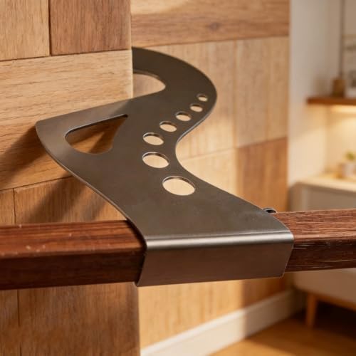Metal Adjustable Hand Rest Support Bar with Self-Locking Gravity Design - Artist Wrist Bridge Rest Stand for Easel, Sketching & Drawing (Height & Angle Adjustable)