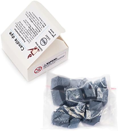 Gray Candle Wax Dye 2 oz - Candle Color Dye Blocks
