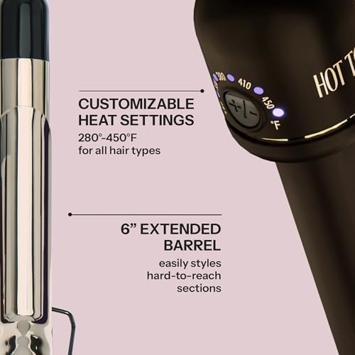 Hot Tools 1.5" Extended Barrel Curling Iron for Loose Curls