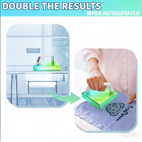 HTV DTF Cooling Block for Heat Press with Handle– 4"×4" Heat Transfer Vinyl Cooling Tool for T-Shirt, Sublimation Paper, DTF Film, and Iron-On Vinyl Projects