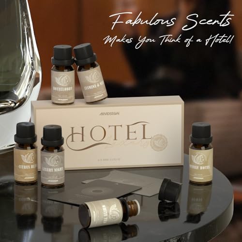 ARVIDSSON Hotel Diffuser Oil Gift Set, Hotel Essential Oils for Diffuser