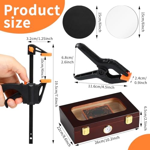 Card Flattening Kit Trading Card Flattening Tool Kit,Reddish-brown,Wooden