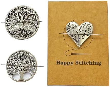 PARKUVALLEY Magnetic Needle Minder, 3pcs Tree of Life