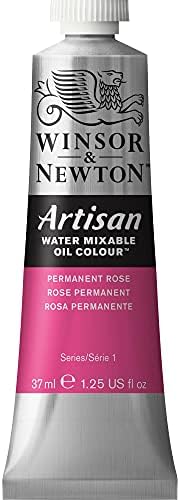 Winsor & Newton Artisan Water Mixable Oil Paint, 37ml, Permanent Rose