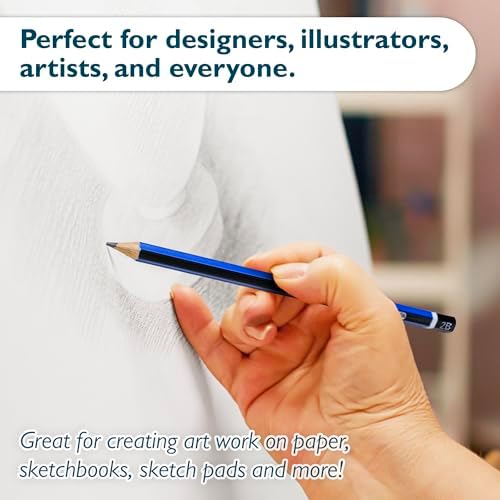 BAZIC PRODUCTS #2B Wood Pencils, 12 Count, for Drawing