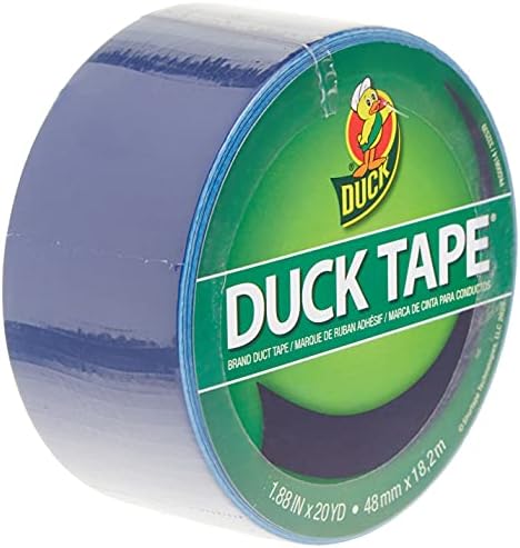 Duck Brand 1304959 Color Duct Tape, Single Roll, Blue