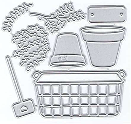 Leaf Flowerpot Metal Cutting Dies for Card Making