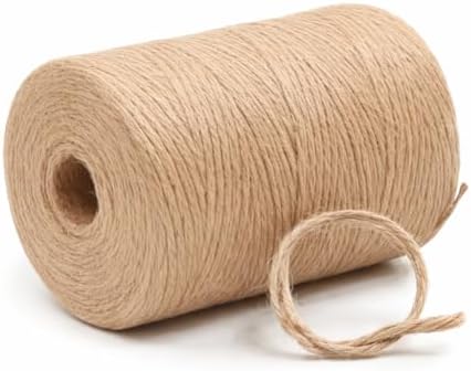 2mm 164FT, 600FT, 1200FT, 1800FT Natural Jute Twine Rope String