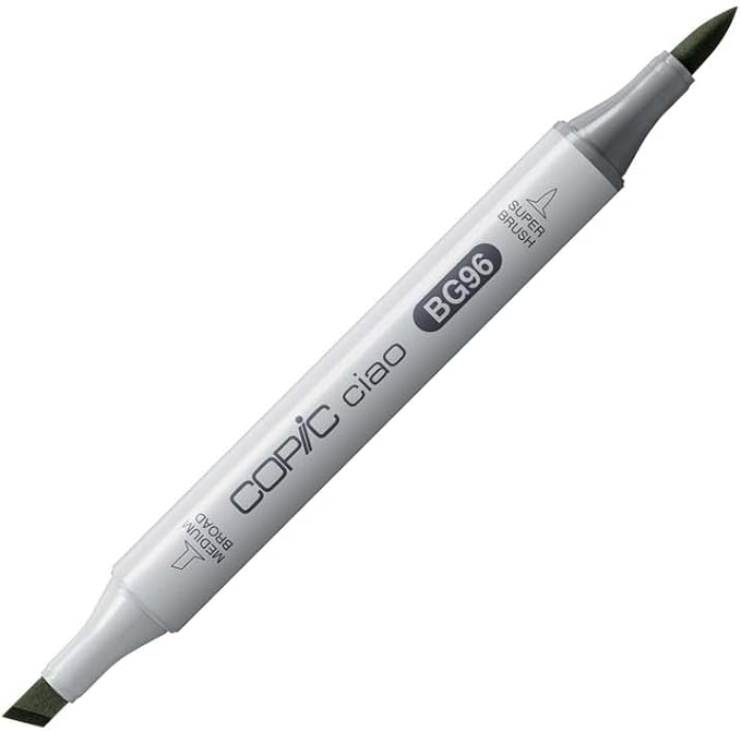 Copic Markers BG96 Ciao with Replaceable Nib, Bush