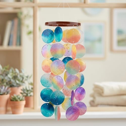 Wind Chimes Resin Molds, DIY Wind Chime Silicone Mold Kit Resin Casting Mold for Home Yard Garden DIY Craft Gift Decoration Supplies