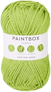 Paintbox Yarns 100% Cotton Aran Yarn 1.76oz / 50g, 93yds / 85m