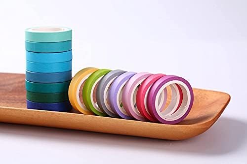 Ieebee AOAPMN 40 Rolls Washi Tape Set, Decorative Masking DIY Tapes for Children and Gifts Warpping (Mix)