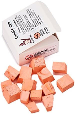 Pastel Orange Candle Wax Dye 2 oz - Candle Color Dye Blocks