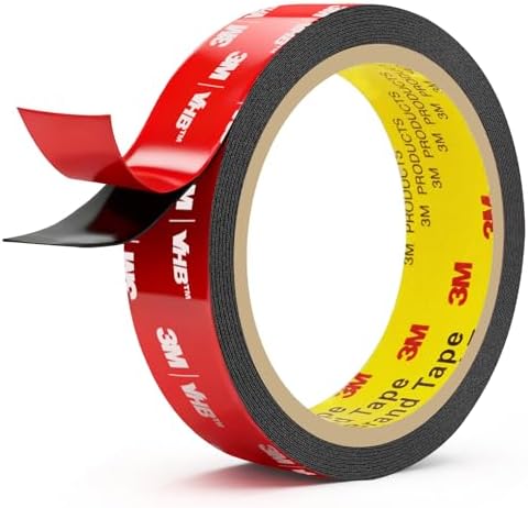 3M Double Sided Tape Heavy Duty 1in x 10ft, Removable Mounting Tape
