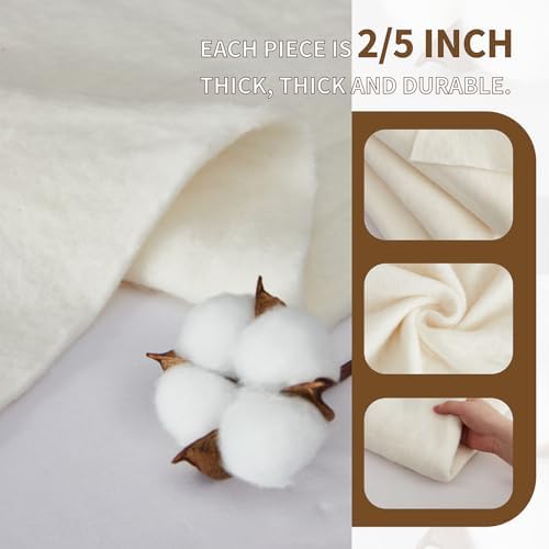 100% Natural Cotton Batting for Quilting 96-Inch x 108-Inch