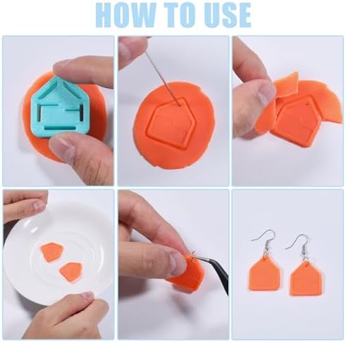 ORIGACH 13 Pcs Mini Bookshelf Polymer Clay Cutters Set