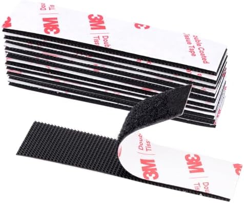Hook and Loop Tape 1in×4in, Heavy Duty Adhesion Strip