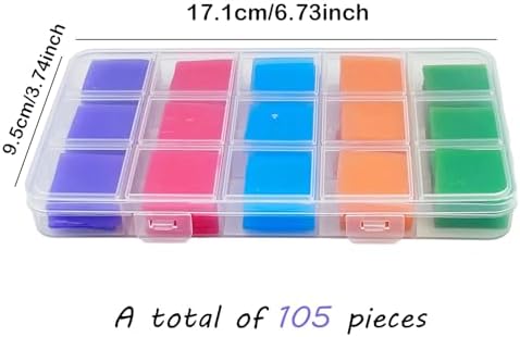 LIRUNQIU 105Pcs Diamond Painting Glue Wax