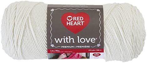 Red Heart With Love Yarn - Eggshell