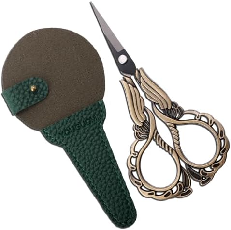 YOUGUOM Embroidery Scissors with Cover, Mini Sewing Shears