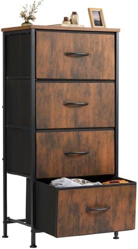 Sweetcrispy Dresser for Bedroom, 4 Drawer Storage Organizer for Closet
