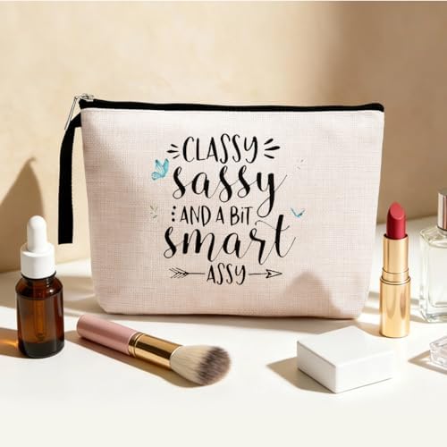 Bestie Makeup Bag Inspirational Gifts for Women Sarcasm Gifts for Friends