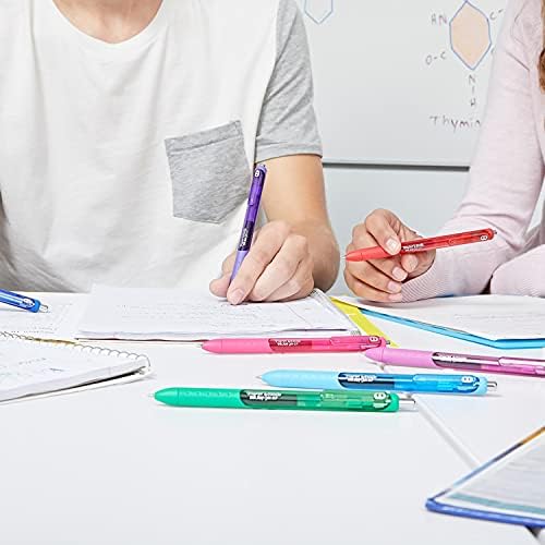 Paper Mate InkJoy Pens,Gel Pens,Fine Point (0.5 mm),Assorted,- Back to School,Teacher Supplies,Writing,Journaling,14 Count (Pack of 12)